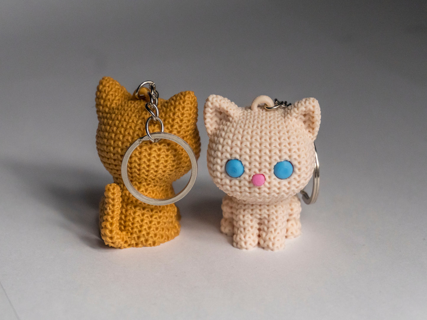 Porte-clé Chat Imprimé en 3D