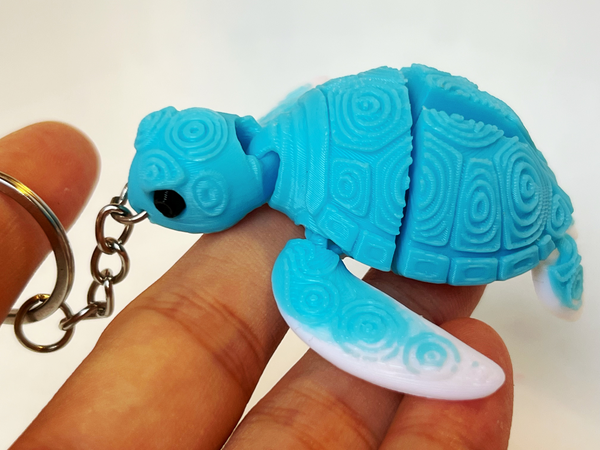 Porte-clé Tortue Imprimé en 3D